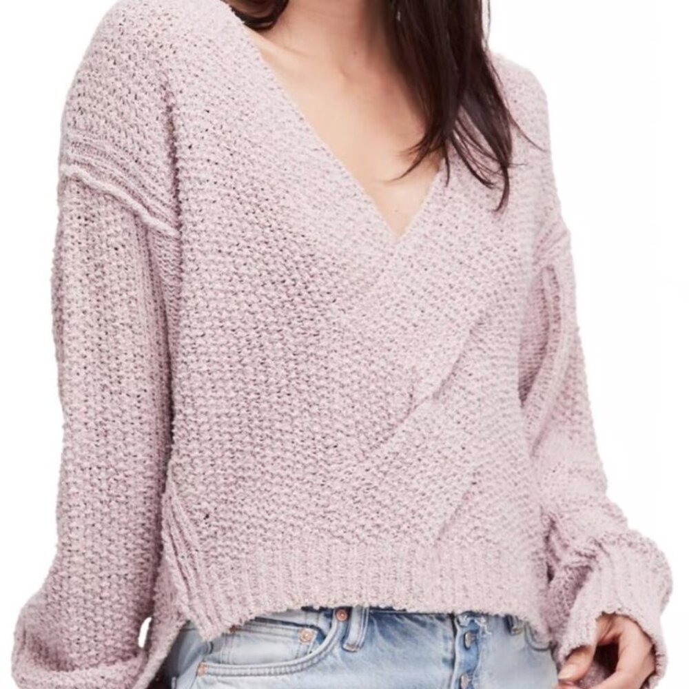 Free People V-Neck Slouchy Sweater